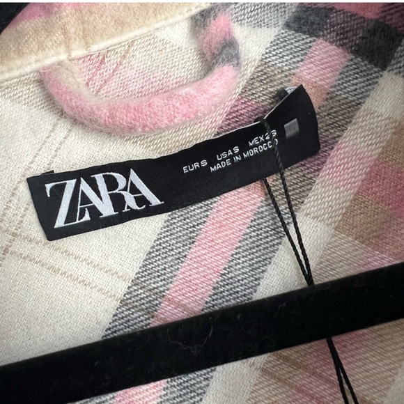 Brand New Zara Plaid Shacket - Picture 4 of 5